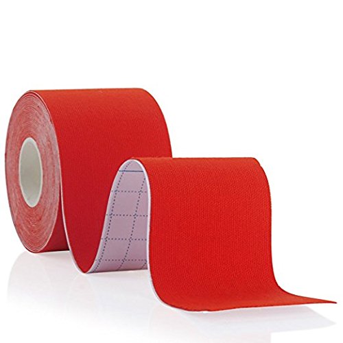SiaMed Premium Kinesiotape rot 2,5 cm | Kinesiologie Tape Breiten | wasserfest, hautfreundlich, latexfrei & elastisch | Sporttape - Pflaster von SiaMed