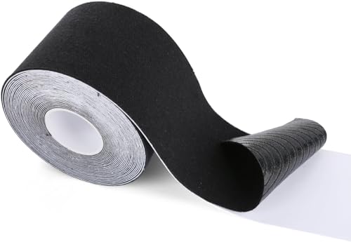 SiaMed Premium Kinesiotape schwarz 10cm | Kinesiologie Tape Breiten | wasserfest, hautfreundlich, latexfrei & elastisch | Sporttape - Pflaster von SiaMed