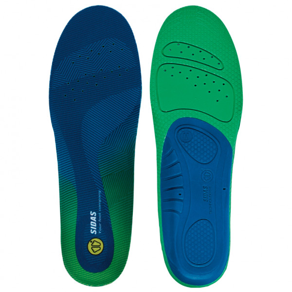 Sidas - Comfort 3D - Einlegesohle Gr 35-36 blau/grün von Sidas