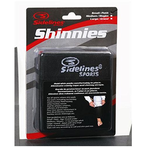 Beingummis Sidelines Shinnies Eishockey Schienbeinhalter für Spieler oder Referee Größe L von Sidelines