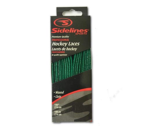 Sidelines Schnürsenkel Hockey gewachst grün 96-120 Zoll (244) von Sidelines