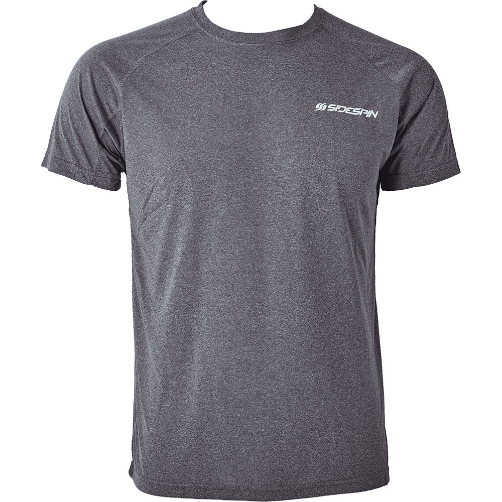 Sidespin Confort Short Sleeve T-shirt Grau L Mann von Sidespin