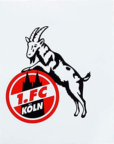 Aufkleber - Logo 1. FC Köln - 75x85mm von Siebdruck Jäger GmbH