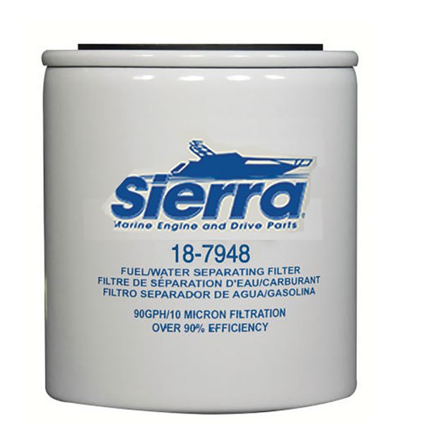 Sierra Fuel Filter 10 Micron Weiß von Sierra
