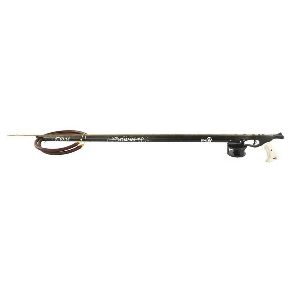 Sigalsub Nemesis Pro Sling Spearfishing Gun With Reel Schwarz 104 cm von Sigalsub