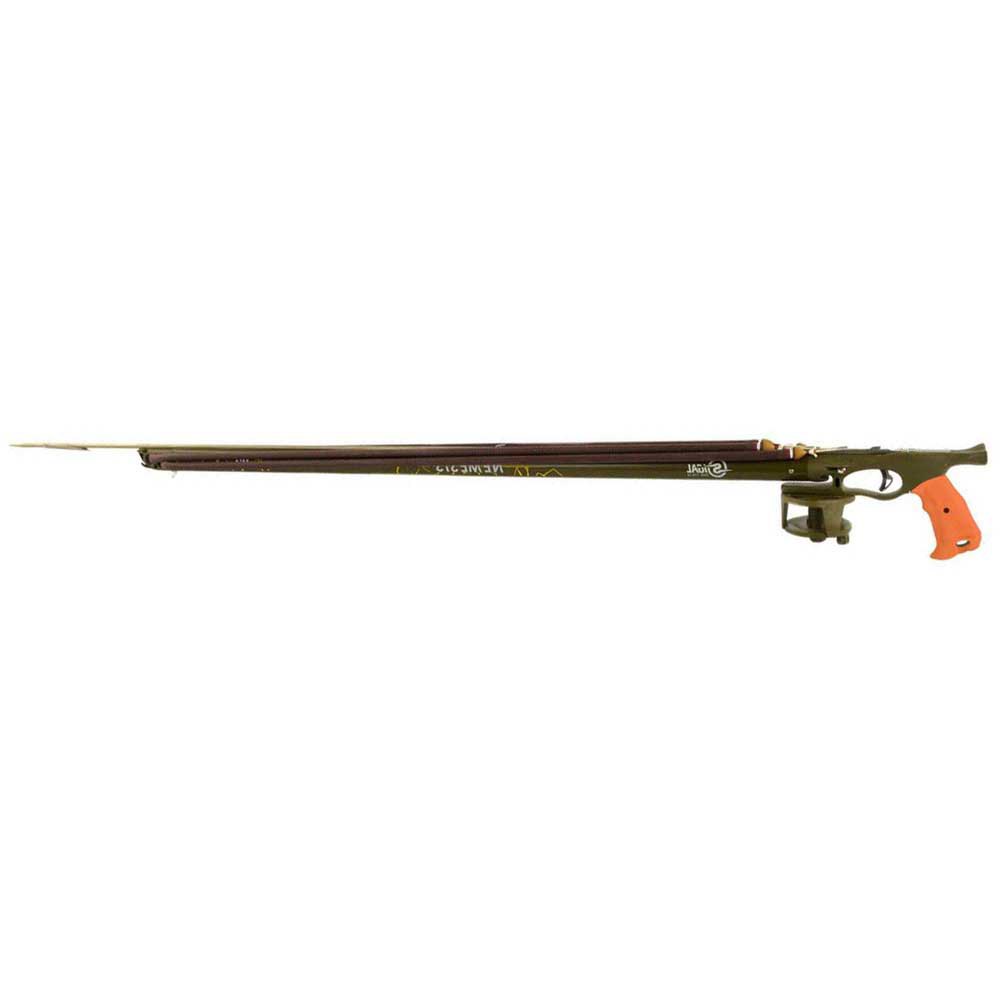 Sigalsub Nemesis Pro Sling Spearfishing Gun With Reel Schwarz 76 cm von Sigalsub