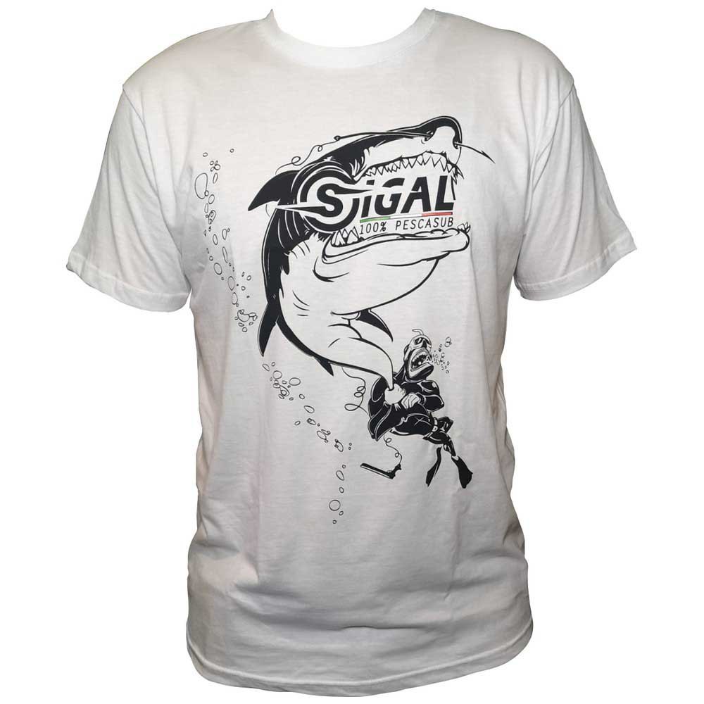 Sigalsub Sigal Mod 2 Short Sleeve T-shirt Weiß 2XL Mann von Sigalsub