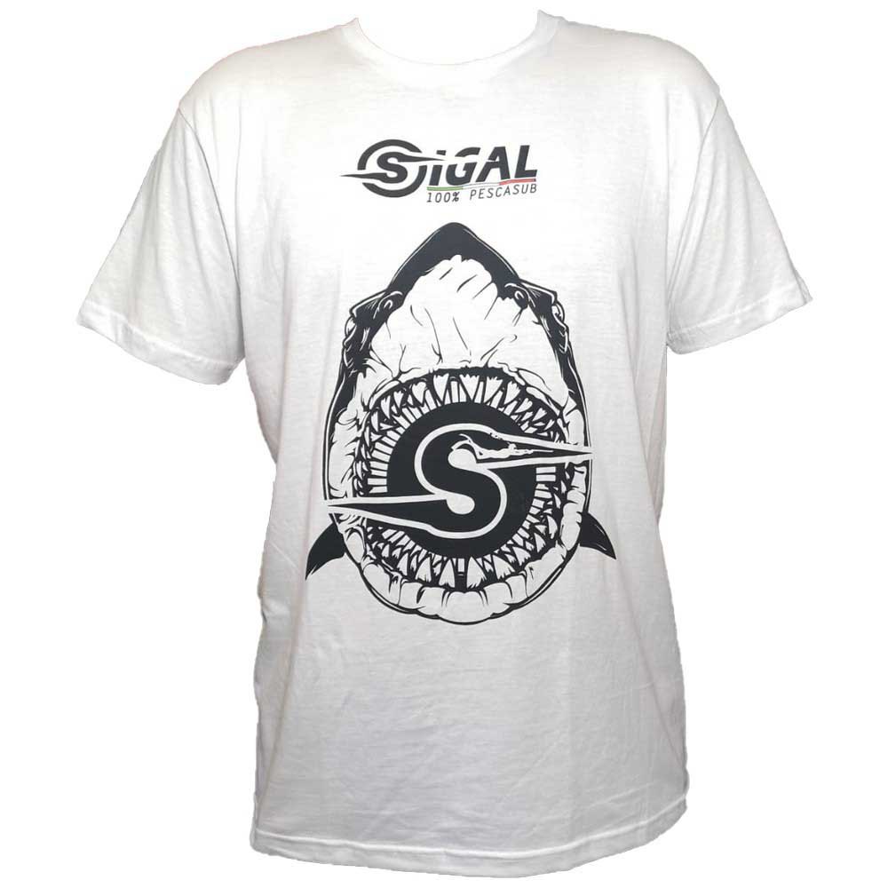 Sigalsub Sigal Mod 3 Short Sleeve T-shirt Weiß 2XL Mann von Sigalsub