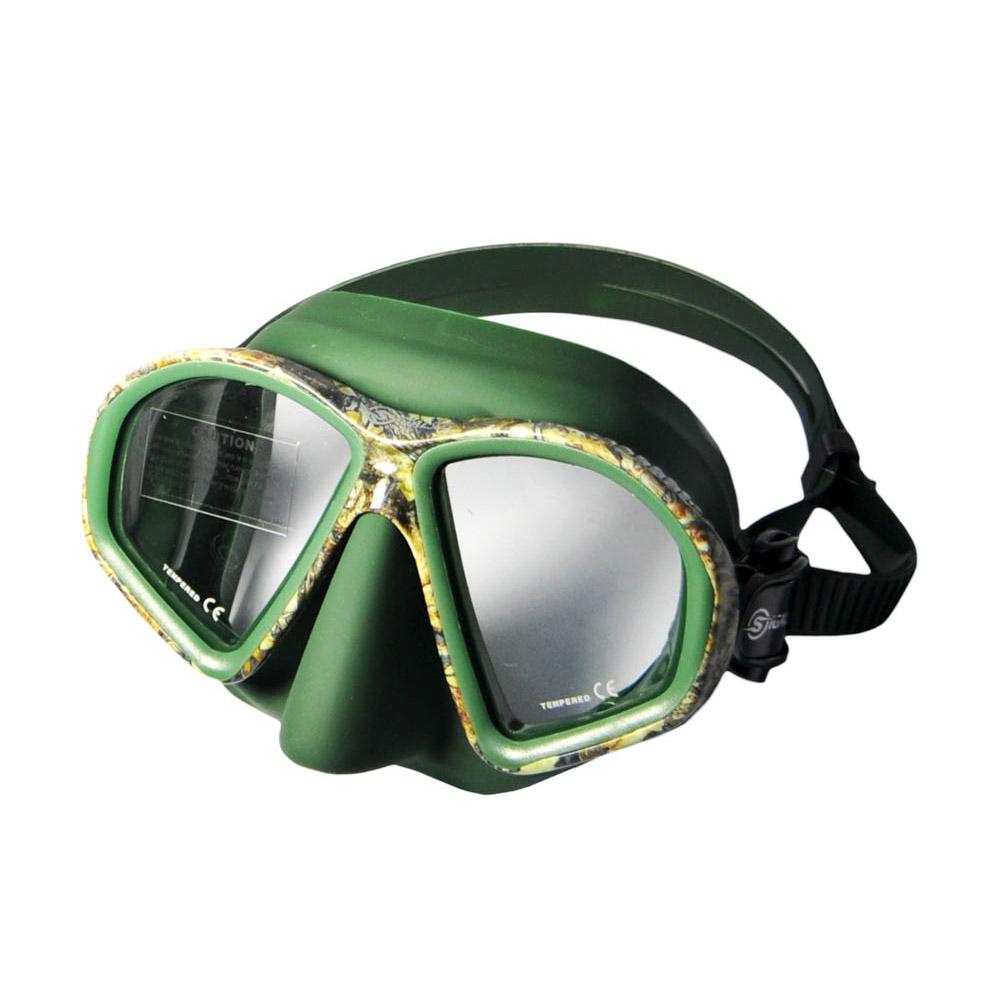 Sigalsub Silicone Mate Spearfishing Mask Grün von Sigalsub