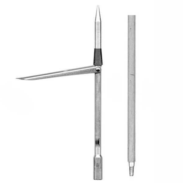 Sigalsub Tahitian Spearshaft Single Barb For Cyrano/airbalete With Cone 8 Mm Pole Silber 110 cm / For Cyrano 970 / Airbalete 110 von Sigalsub