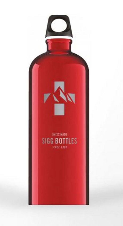 Sigg Trinkflasche, Sigg Trinkflasche Mountain Red 1l von Sigg