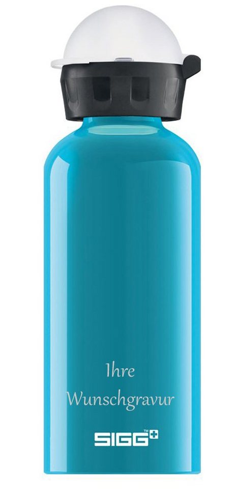 Sigg Trinkflasche 'KBT' - 0,4 L Waterfall, mit Namensgravur von Sigg