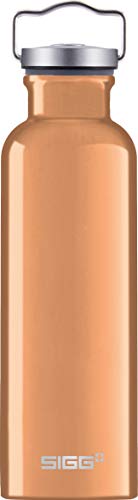 SIGG - Alu Trinkflasche - Original Copper - Klimaneutral Zertifiziert - Für Kohlensäurehaltige Getränke Geeignet - Auslaufsicher - Federleicht - BPA-frei - 0,75L von SIGG