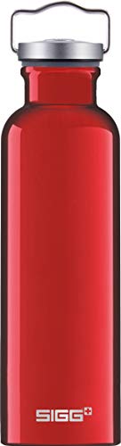 SIGG - Alu Trinkflasche - Original Red - Klimaneutral Zertifiziert - Für Kohlensäurehaltige Getränke Geeignet - Auslaufsicher - Federleicht - BPA-frei - 0,75L von SIGG