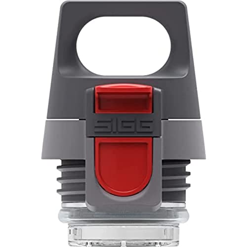 SIGG Hot & Cold ONE Top Grey (0.3 & 0.5 L), Ersatzteil für SIGG Thermosflasche, einhändig bedienbarer & auslaufsicherer Verschluss von SIGG