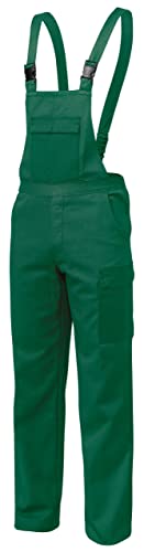 siggi - Latzhose 'New Extra' aus 100% Baumwolle, Farben, vier Taschen, Gewicht pro qm, Gr. 270 - Größe: 56 - Varianten: grün von SIGGI