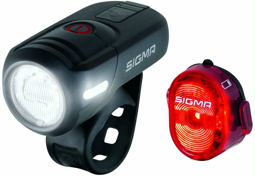 LED Leuchtenset Sigma Aura 45 USB + Nugget II von Sigma Sport