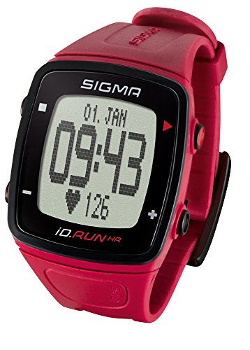 Sigma Sport Pulsuhr iD.RUN HR rouge, GPS-Laufuhr, Handgelenk-Pulsmessung, Activity Tracker, rot von SIGMA SPORT
