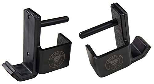 Signature Fitness SF-3 Power Cage Kniebeugenständer, 7,6 x 7,6 cm, inkl. J-Haken und Sicherheitsgurten, weiteres optionales Zubehör, J-Haken von Signature Fitness