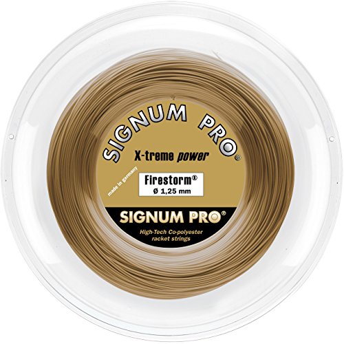 Signum Saitenrolle Firestorm, Gold Metallic, 100 m, 0255180242500006 von SIGNUM PRO