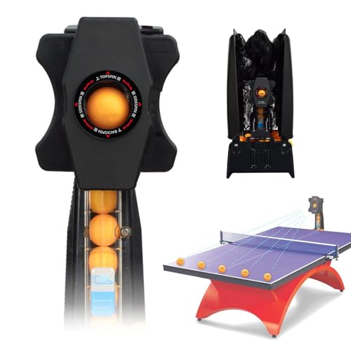 4–40 M/S Tischtennistrainer (30–90 Kugeln/Minute) + Netz Und Steuerbox, Automatische Ballmaschine – 9 Arten Von Spin + Schwung/Ballgeschwindigkeit Einstellbar von SikRea