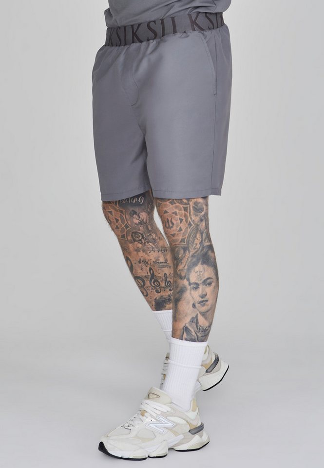 Siksilk Badeshorts SikSilk Herren Graue Badeshorts Siksilk Badeshorts SikSilk Herren Graue Badeshorts von Siksilk