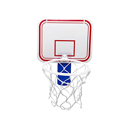 Silfrae Basketball-Mülleimer Spiel, Wandbehang Basketballkorb, lustiges Spiel für Badezimmer, Büro, Wohnzimmer und Schlafzimmer (weiß/blau) von Silfrae