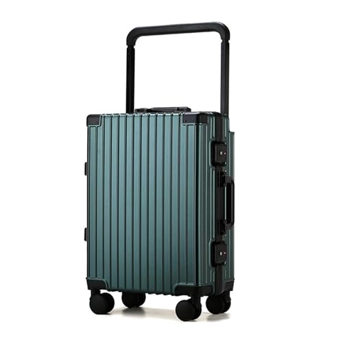 SilteD Koffer, Gepäck, Trolley-Koffer mit Universalrad, Passwort-Koffer, Reisekoffer, tragbarer Trolley-Koffer aus Aluminiumlegierung, großer Koffer (Farbe: E, einzigartige Größe: 24 Zoll) von SilteD