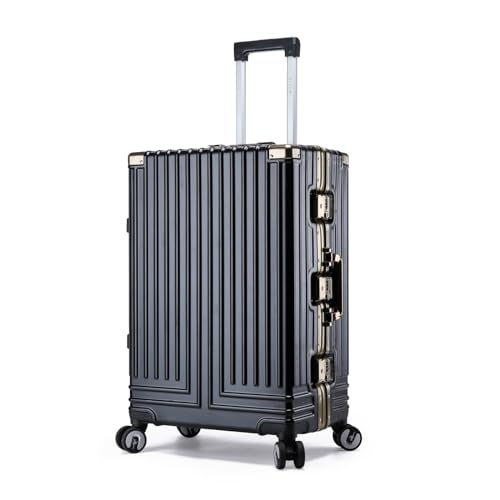 SilteD-Koffer, Hartschalen-Handgepäck, Koffer mit Rollen, leichtes PC-Reisegepäck, verdickter Anti-Fall-Koffer, großer Koffer (Farbe: A, Taille einzigartig: 24 Zoll) von SilteD