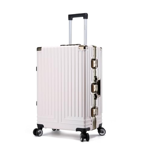 SilteD-Koffer, Hartschalen-Handgepäck, Koffer mit Rollen, leichtes PC-Reisegepäck, verdickter Anti-Fall-Koffer, großer Koffer (Farbe: G, Taille einzigartig: 28 Zoll) von SilteD