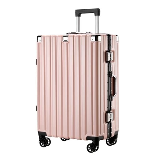SilteD-Koffer, Koffer mit großer Kapazität und 360°-Universalrädern, kollisionssicher, kompressionsfest, Trolley-Koffer, Freizeit-Koffer, großer Koffer (Farbe: E, Taille einzigartig: 20 Zoll) von SilteD