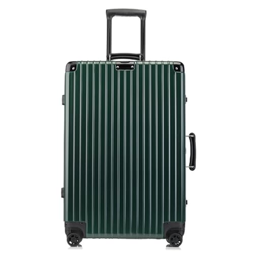 SilteD-Koffer, Retro-Koffer, Aluminiumrahmen, Trolley-Koffer, Universal-Rad-Boarding-Koffer, multifunktionaler tragbarer Koffer, großer Koffer (Farbe: A, Taille einzigartig: 20 Zoll) von SilteD