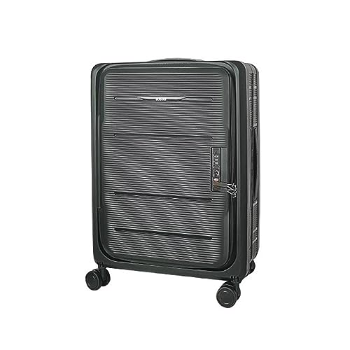 SilteD Koffer, faltbar, platzsparend, multifunktional, All-in-One-Reise-Trolley, Boarding, Universalrad, Passwort-Box, großer Koffer (Farbe: B, Größe einzigartig: 24 Zoll) von SilteD