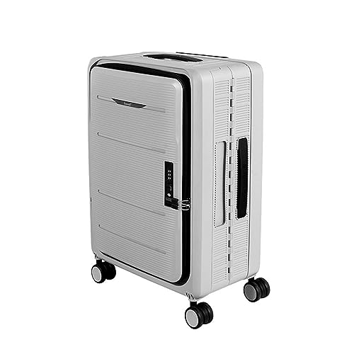SilteD Koffer, faltbar, platzsparend, multifunktional, All-in-One-Reise-Trolley, Boarding, Universalrad, Passwort-Box, großer Koffer (Farbe: K, Größe einzigartig: 24 Zoll) von SilteD