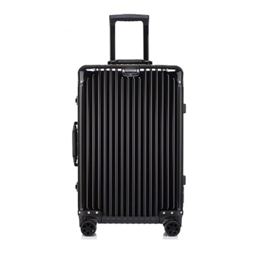 SilteD Koffer Komplett aus Aluminium, Magnesiumlegierung, Trolley-Koffer, Aluminiumlegierung, Metallkoffer, tragbarer Koffer, Reisekoffer, großer Koffer (Farbe: A, einzigartige Größe: 32 Zoll) von SilteD