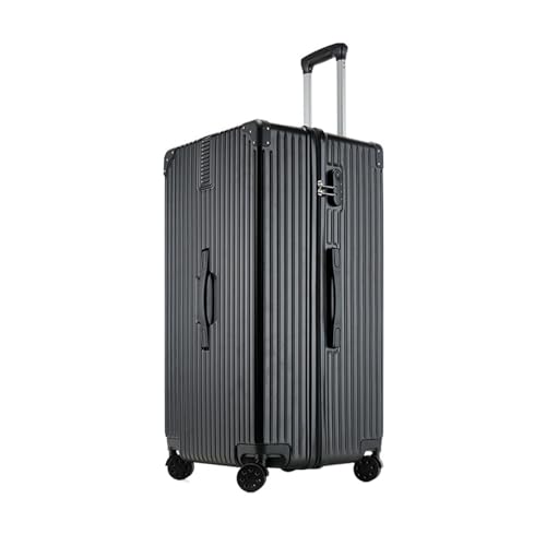 SilteD Koffer Retro-Koffer mit großem Fassungsvermögen Universal-Rad-Trolley-Koffer Passwortbox Extra großer Koffer Antikollisionskoffer Großer Koffer (Farbe: E, einzigartige Taille: 20 Zoll) von SilteD