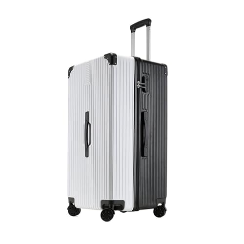 SilteD Koffer Retro-Koffer mit großem Fassungsvermögen Universal-Rad-Trolley-Koffer Passwortbox Extra großer Koffer Antikollisionskoffer Großer Koffer (Farbe: I, einzigartige Größe: 24 Zoll) von SilteD