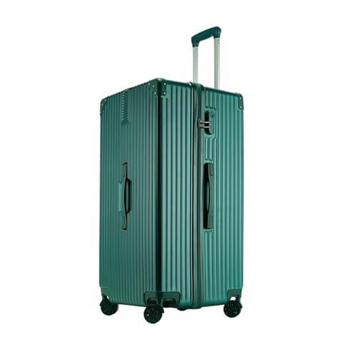 SilteD Koffer Retro-Koffer mit großem Fassungsvermögen Universal-Rollen-Trolley-Koffer Passwortbox Extra großer Koffer Antikollisionskoffer Großer Koffer (Farbe: H, einzigartige Taille: 20 Zoll) von SilteD