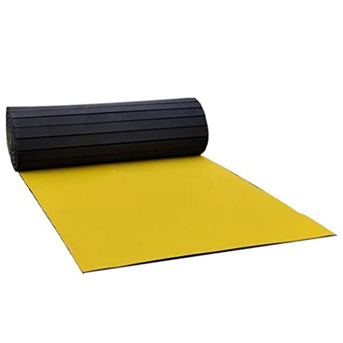 SilteD Rollout-Gymnastikmatte, langlebige Tumbling-Bahnmatte, leichte Fitness-Cheer-Matte für MMA, Gymnastik und Heim-Fitnessstudio (Größe: 1,5 m x 5 m x 6 cm) von SilteD