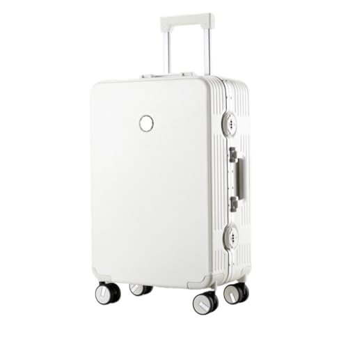 SilteD Suitcase Großer Koffer mit Rollen, Aluminium-Koffer, wasserdicht und druckfest, versiegelter Koffer, Handgepäck, großer Koffer (Farbe: A, Taille einzigartig: 20 Zoll) von SilteD