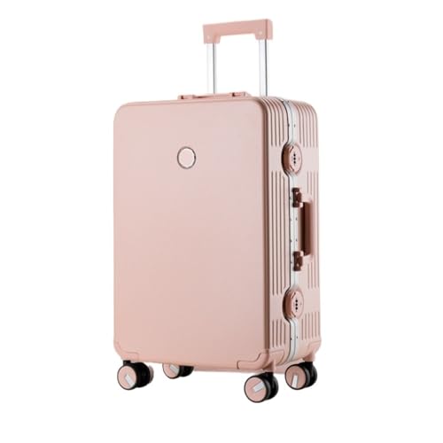 SilteD Suitcase Großer Koffer mit Rollen, Aluminium-Koffer, wasserdichter und druckfester versiegelter Koffer, Handgepäck, großer Koffer (Farbe: B, Taille einzigartig: 24 Zoll) von SilteD