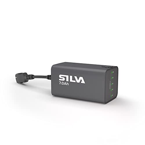 Silva Headlamp Battery 7.0 Ah Grau - Hochwertiger leistungsstarker Stirnlampen Akku, 7.0 Ah, Größe One Size - Farbe Grey von Silva