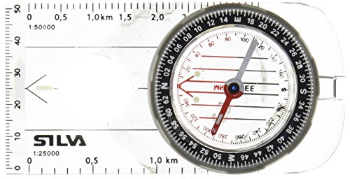 Silva Unisex-Adult Compass 3-6400/360 Green Kompasse, Weiß-weiß, Einheitsgröße von Silva
