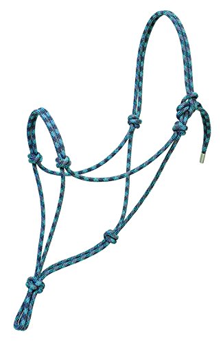 Silvertip Weaver Leder Nr. 95 Seilhalfter Pazifikblau/Marineblau/Türkis, Durchschnitt von Weaver Leather