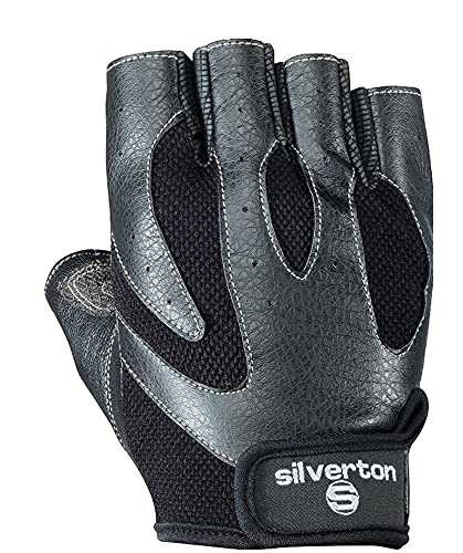 Silverton Erwachsene Fitnesshandschuhe Matrix Handschuhe, schwarz, S von Silverton