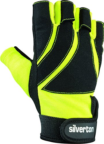 Silverton Damen Handschuhe Lady Pro, schwarz/Gelb, L von Silverton