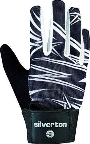 Silverton Erwachsene Handschuhe Cross Bone, schwarz/Weiß, XL von Silverton