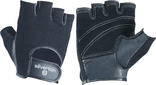 Silverton Fitness-gewichtheberhandschuh Trainingshandschuh Comfort, 43155, schwarz, L von Silverton