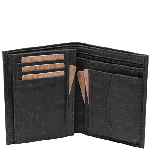 Simaru Geldbörse aus Kork mit RFID Schutz, Portemonnaie vegan für Damen & Herren, Geldbeutel für 10+ Karten, Scheine & Münzen von Simaru