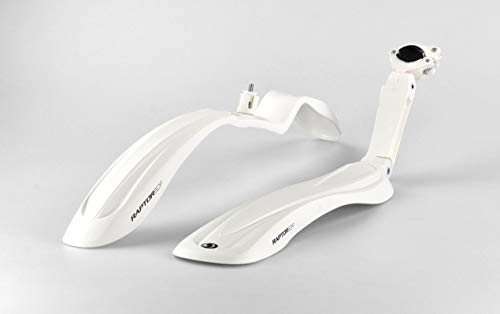 Simpla Unisex-Adult Raptor Schutzbleche, Weiß, 24-29" / Fahrrad Schutzblech Set (24"-29"), Universal Fahrradschutzblech, zum Schutz vor Spritzwasser & Schmutz von SIMPLA